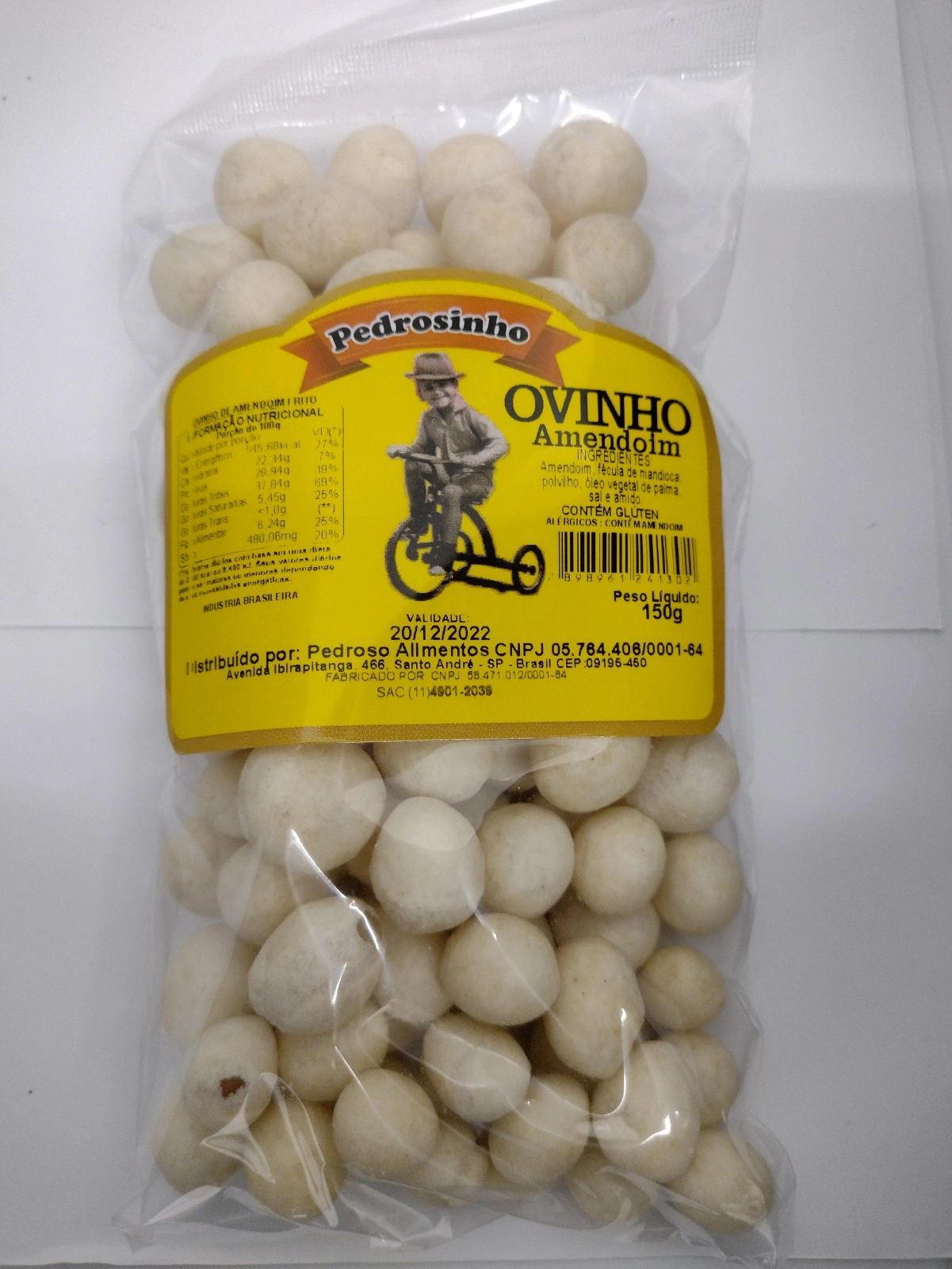 Ovinho Amendoim Pedrosinho 150gr