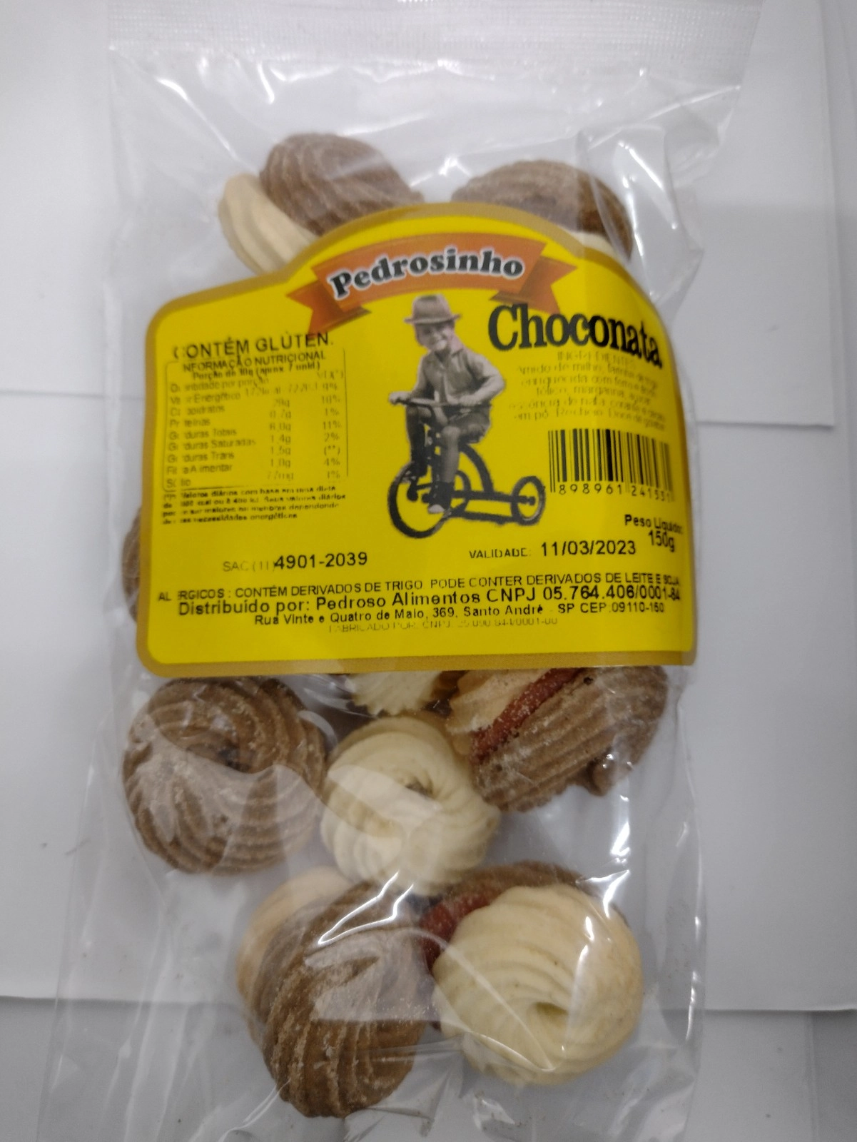 Biscoito Choconata Pedrosinho 150g