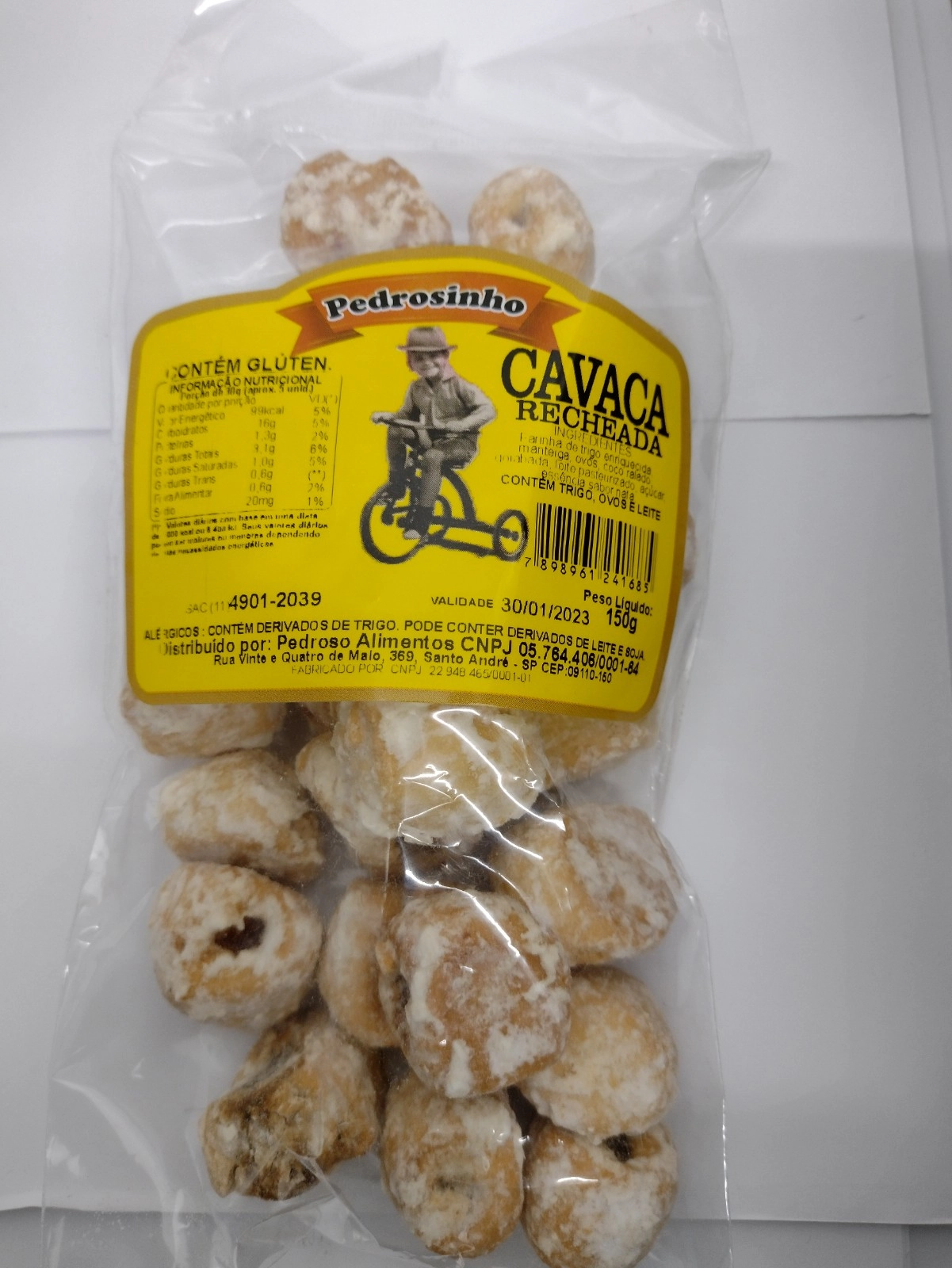 Bisc Amant Pedrosinho 150g Cavaca Rech