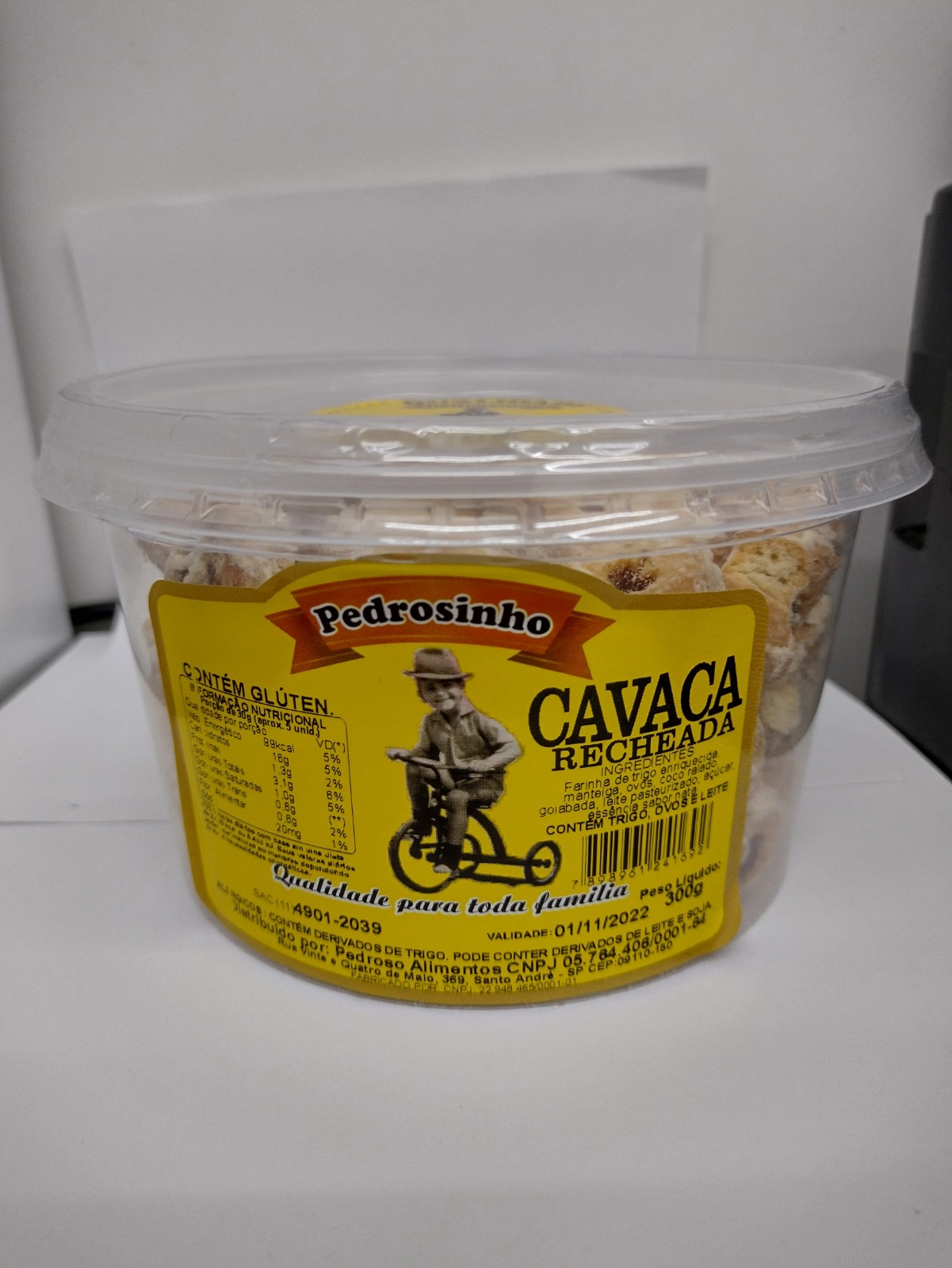 Bisc Amant Pedrosinho 300g Cavaca Rech Novo