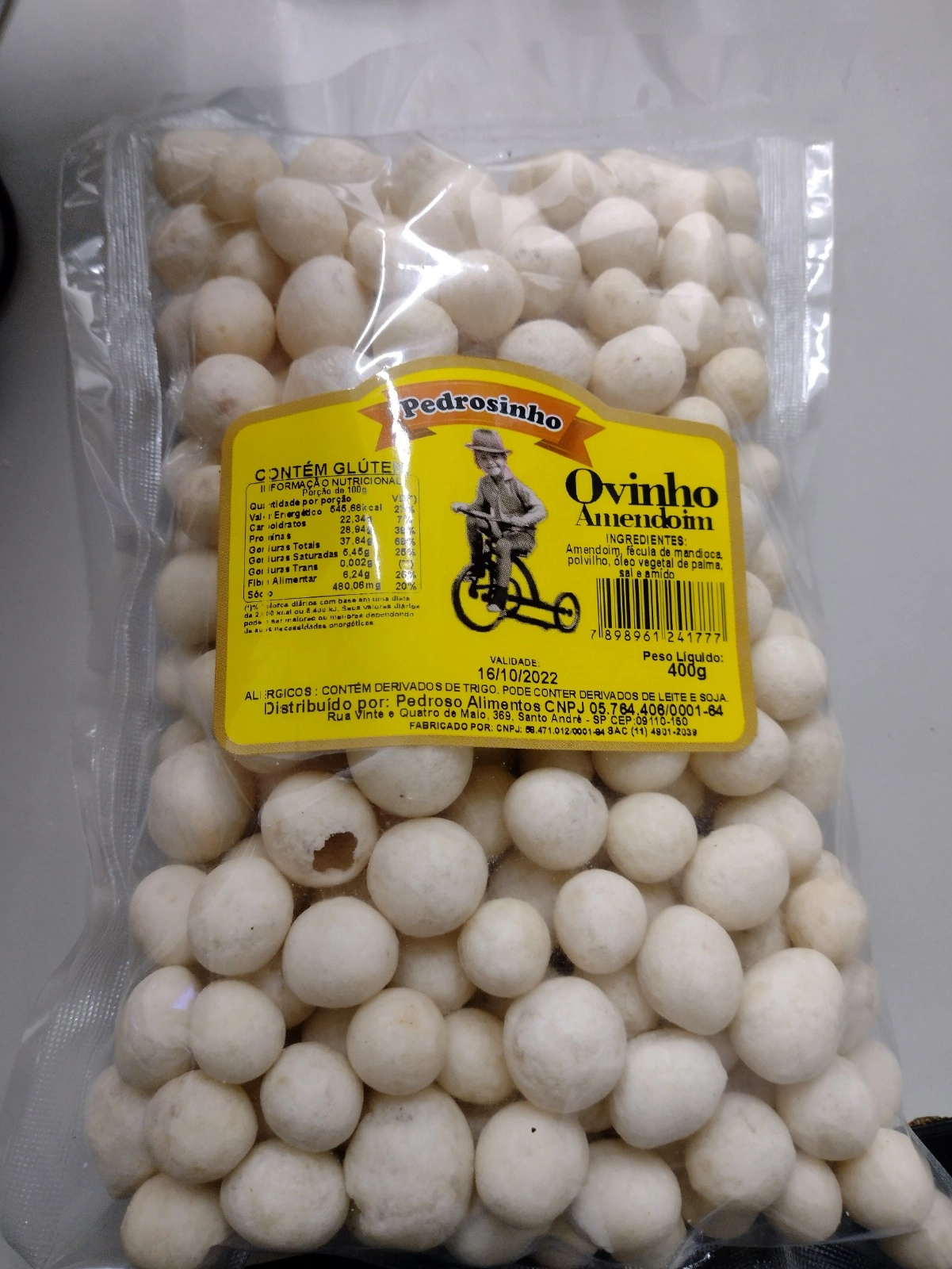 Amendoim Pedrosinho Ovinho 400g