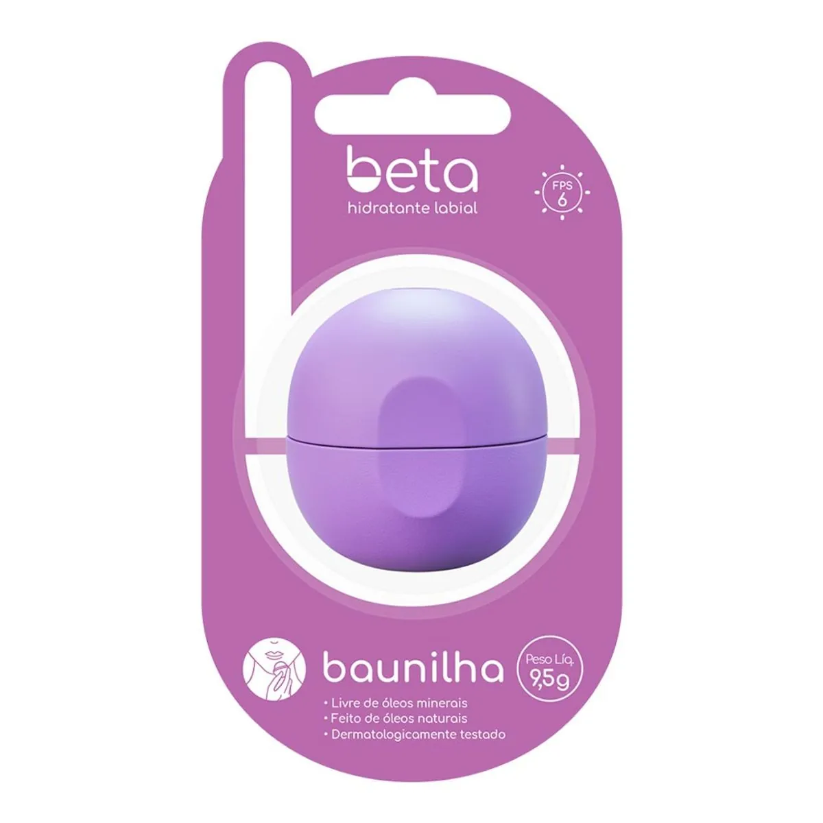 Hidratante Labial Beta Baunilha Beta 9,5g