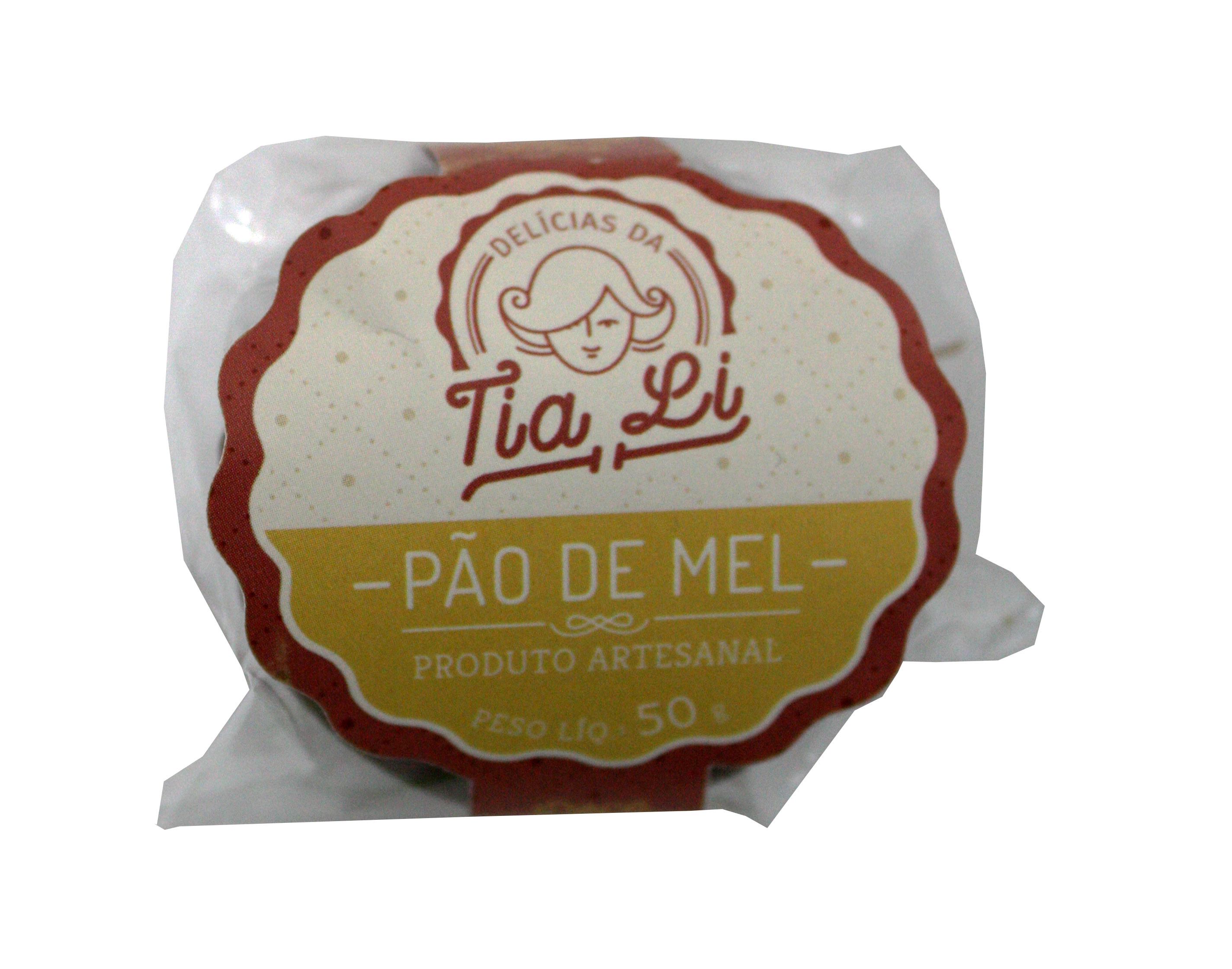 Pao De Mel C/doce De Leite Tia Li 50g