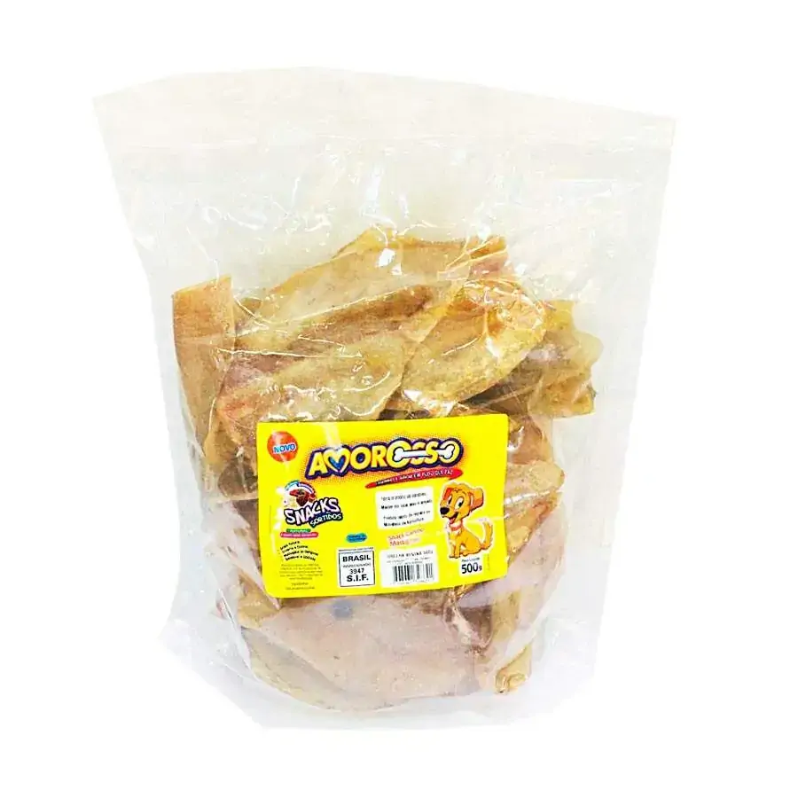 Osso.amorosso Nat.orelha Bovina 500gr