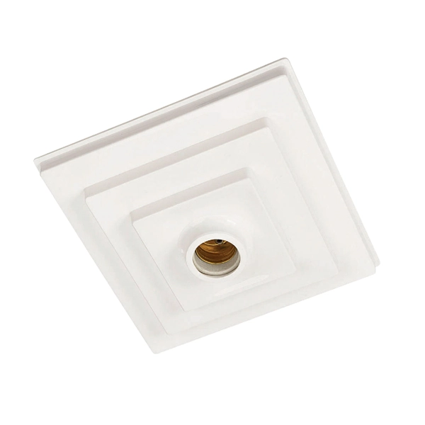 Plafonier 1 Lâmpada Branco Plástico 5003 VMC