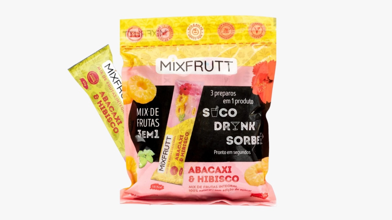 Suco Mixfrutt 520g Abacaxi Hibisco