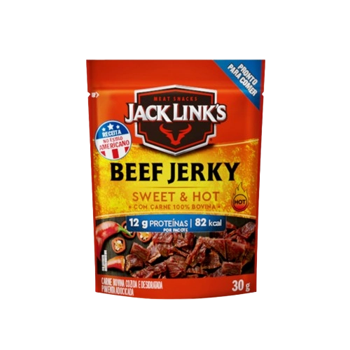 Snack Beef Jerky Sweet Hot Jack Links Sachê 30g