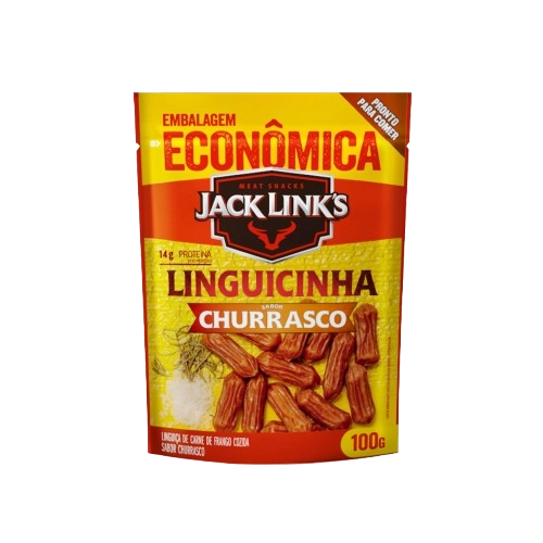 Linguicinha Churrasco Jack Links Sachê 100g Embalagem Econômica