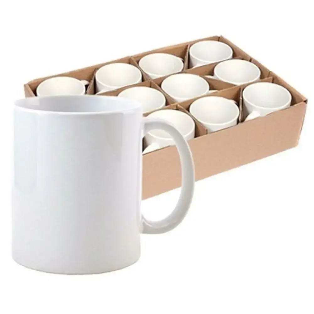 Caneca Porcelana Kicanecas Branca 300ml