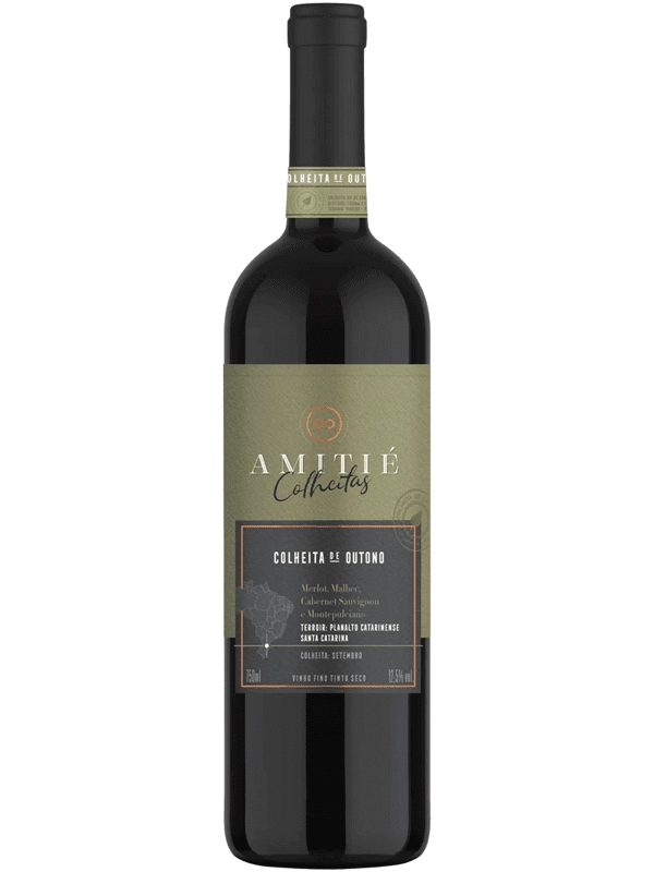 Vinho Brasileiro Amitie Colheitas Planalto Catarinense 750ml Blend