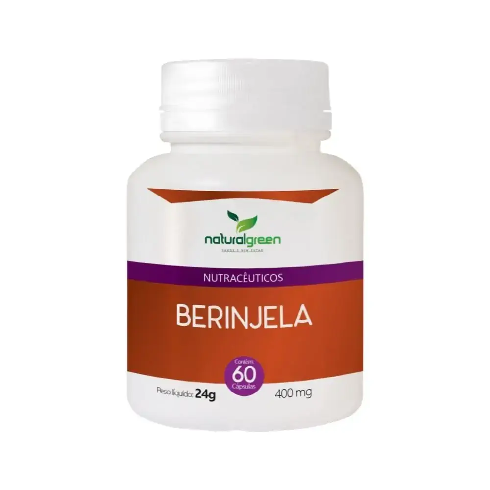 Capsula Beringela 60 Caps 400mg Natugreen