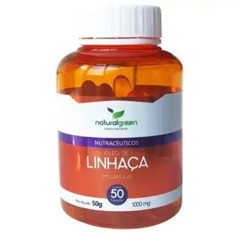 Oleo De Linhaça 50 Caps Natural Green Natugreen