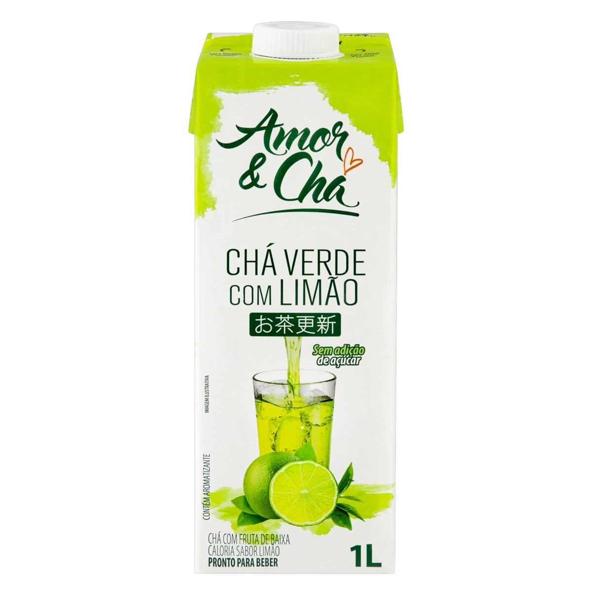 Chá Verde Limão Amor Chá Caixa 1l