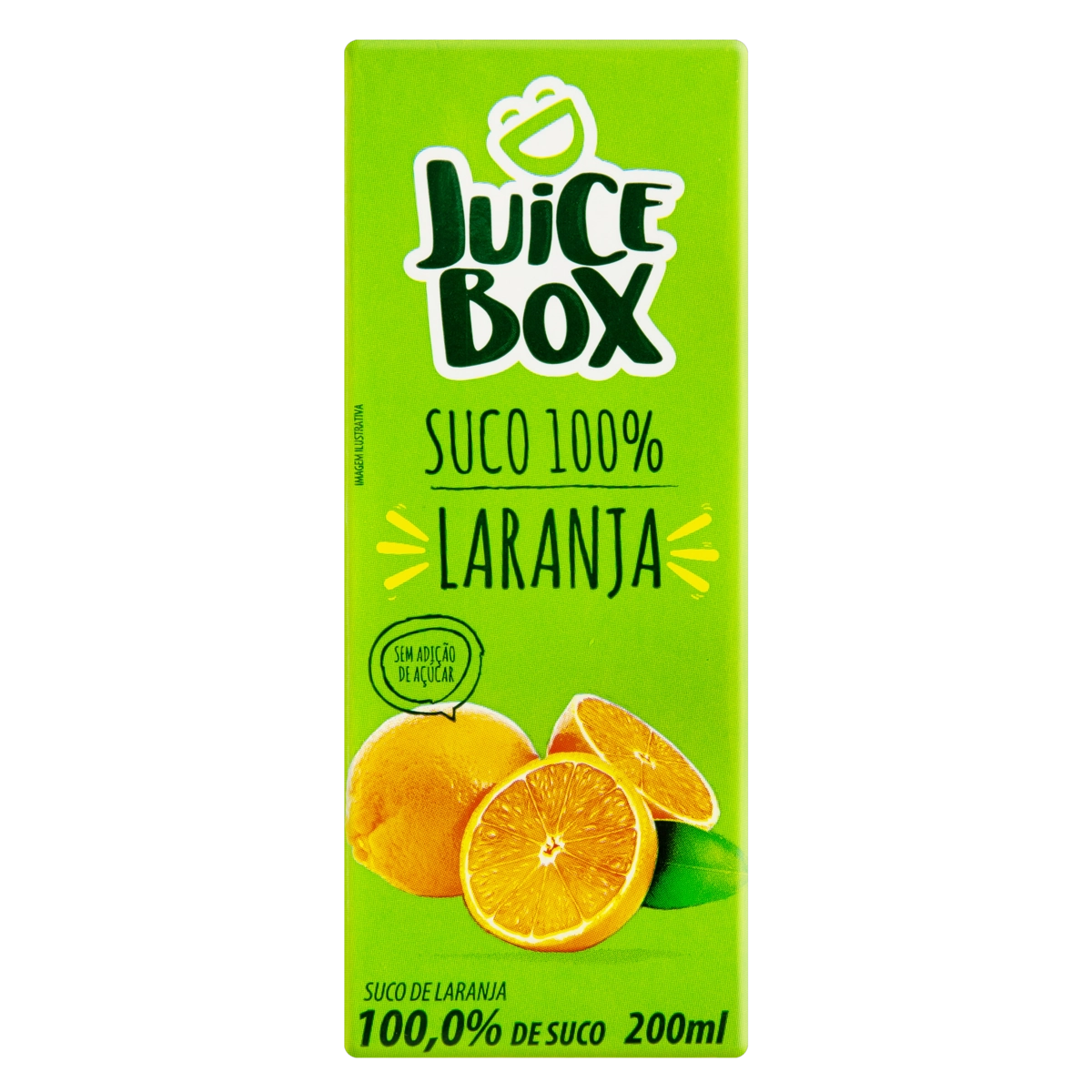 Suco Laranja Juice Box Caixa 200ml