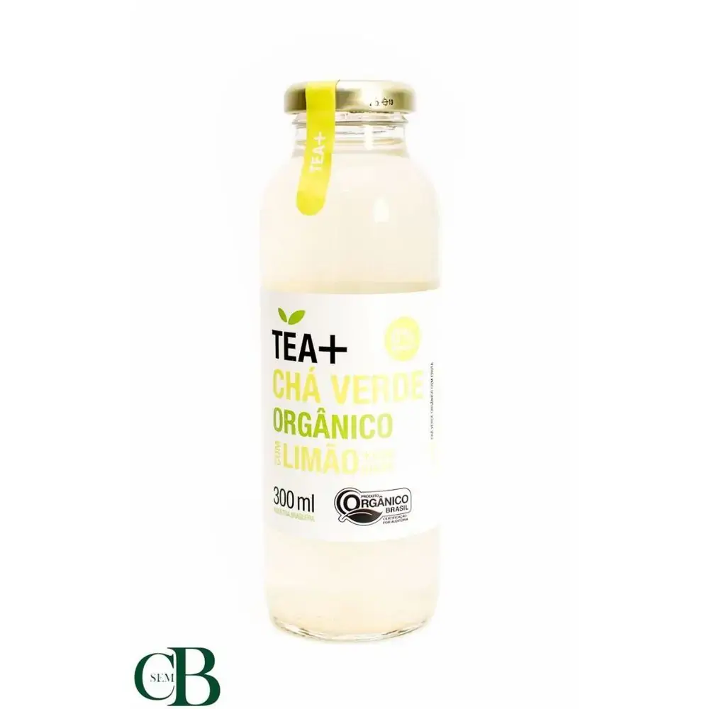 Cha Verde Organico Com Limao E Gengibre 300ml