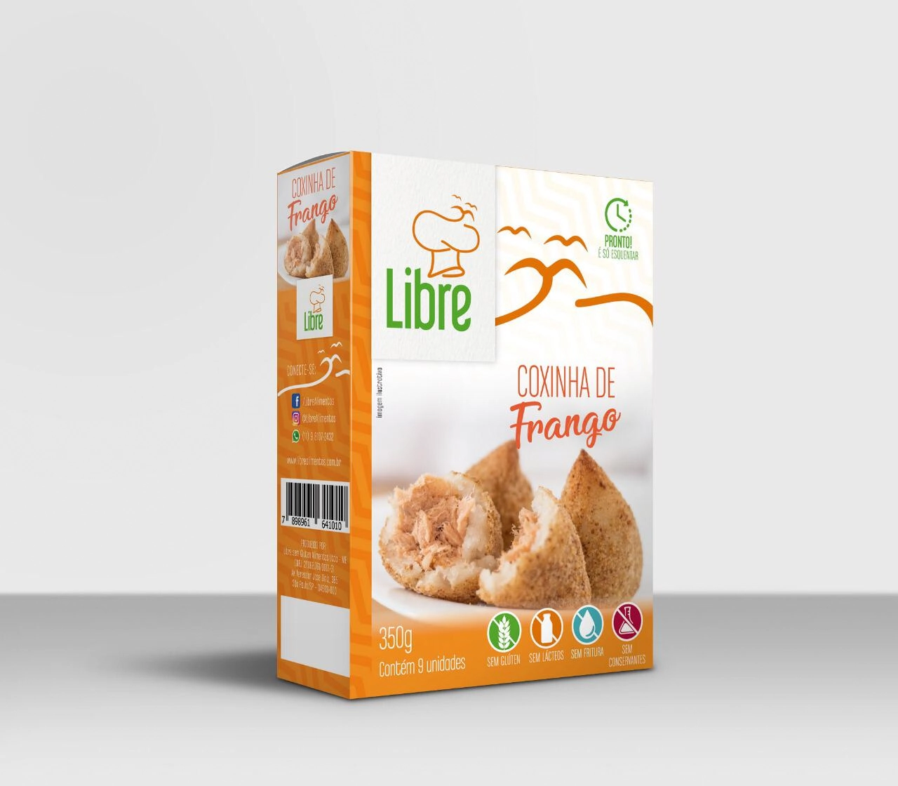 Coxinha de Frango Sem Glúten LIBRE 300g