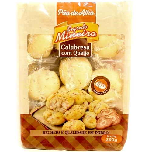 Pao Alho Segredo Mineiro Calabresa 330g