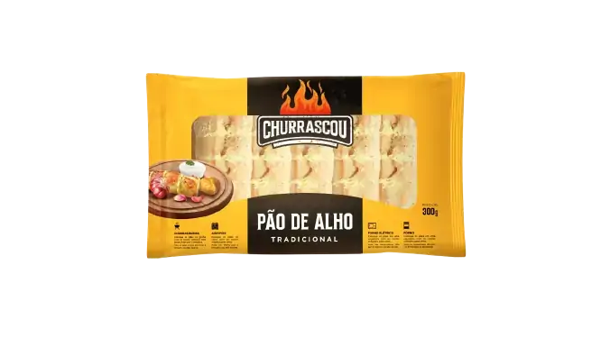 Pao Alho Churrascou Tradicional 300g