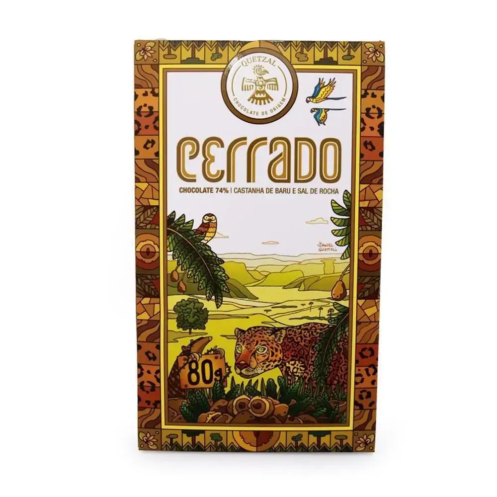 Choc Quetzal 74 Catanha Baru Cerrado 80g