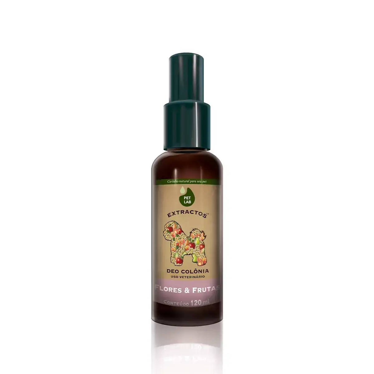 Colônia Para Cães Pet Lab Extractos Flores e Frutas 120ml