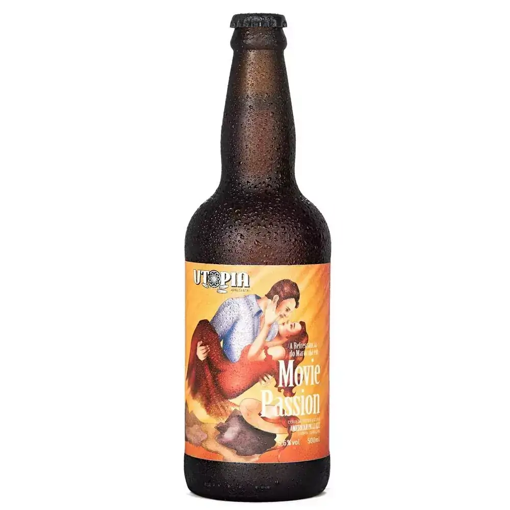 Cerveja APA Utopia Movie Passion com Maracujá 500ml