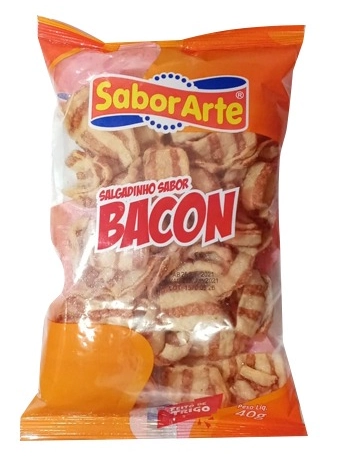 Salgadinho Sabor Arte 40g Bacon Und