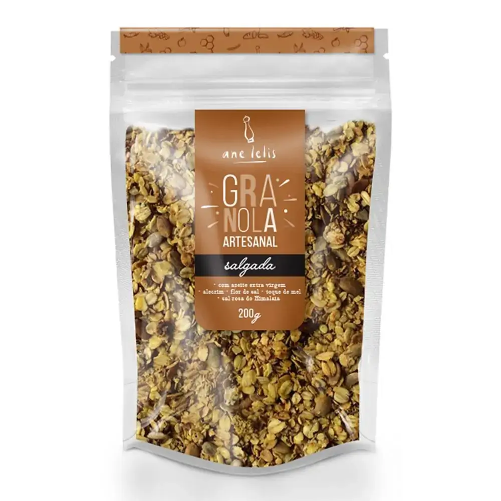 Granola Salgada Artesanal 200g Ane Lelis