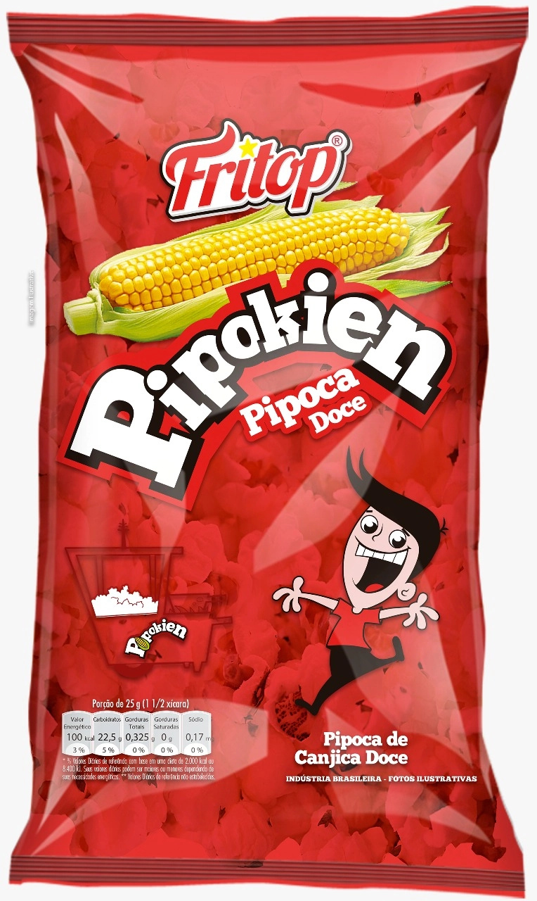 Pipoca Fritop 80g Doce