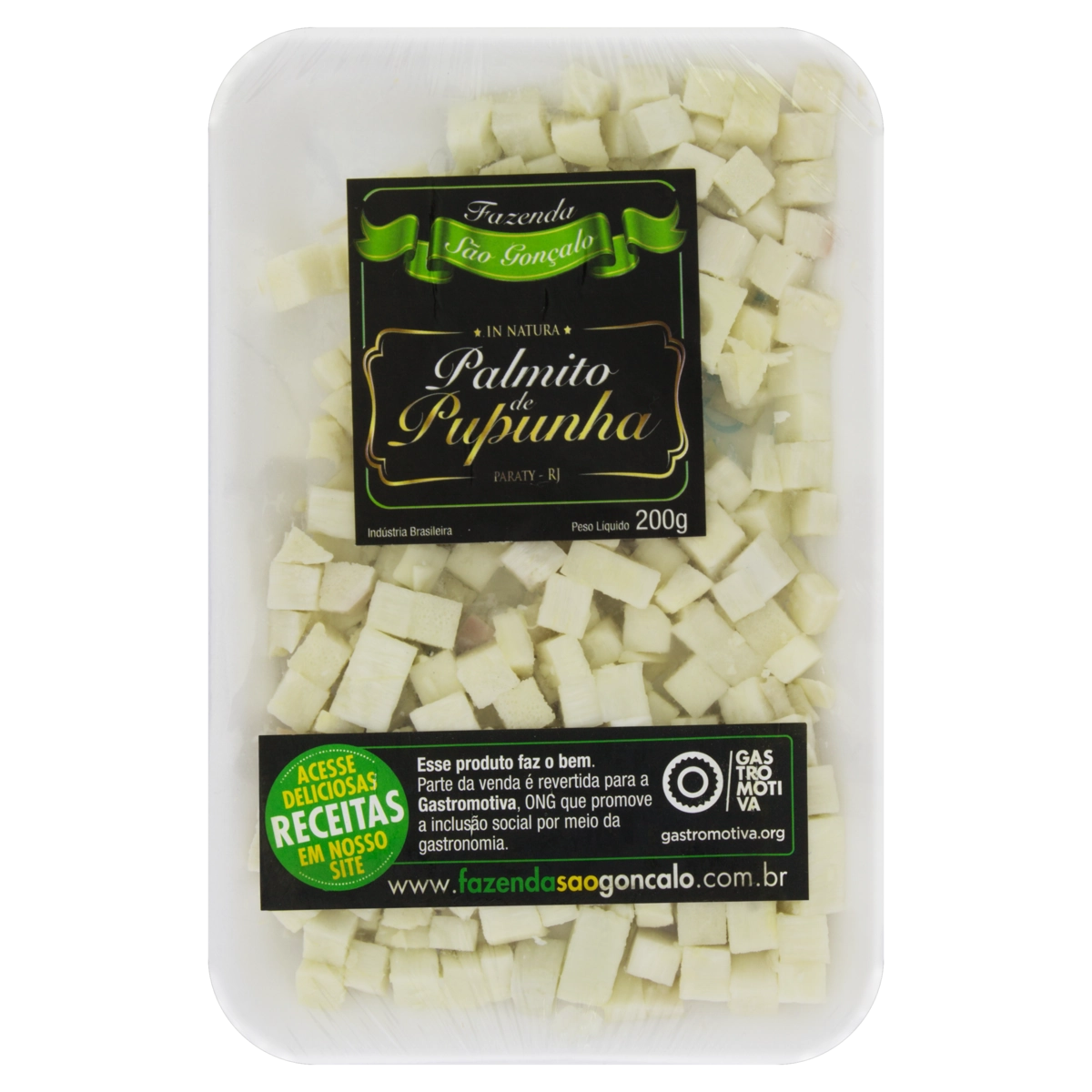 Palmito Pupunha Picado Fazenda São Gonçalo 200g