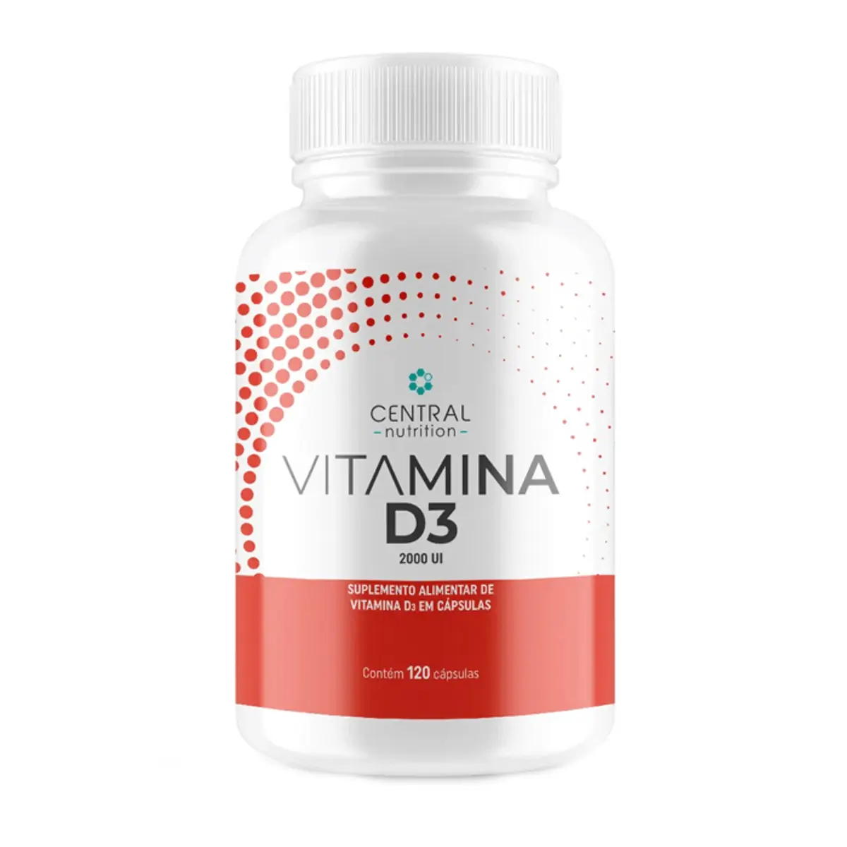 Vitamina D3 2000Ui Pote Com 120 Cápsulasn Central Nutrition
