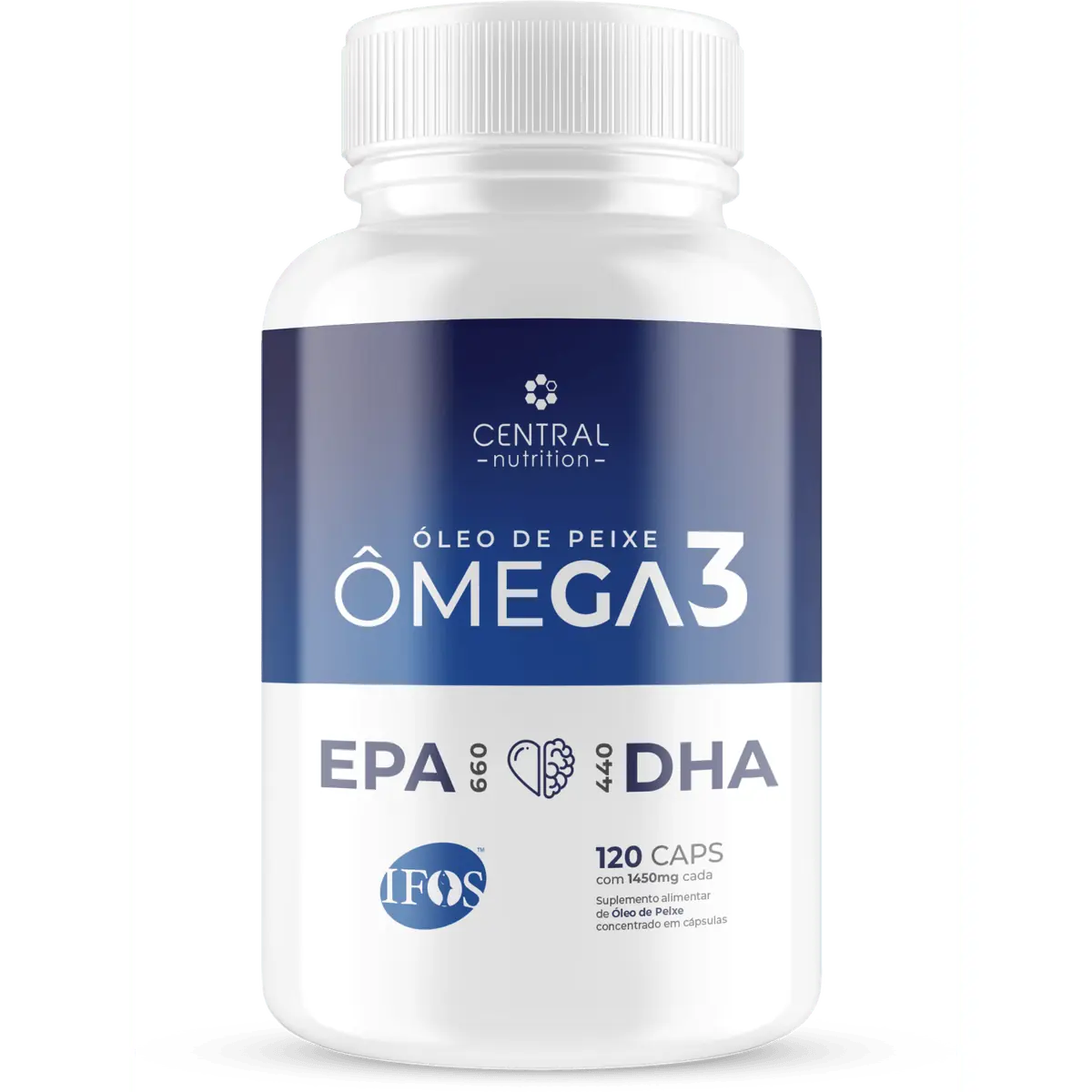 Ômega 3 - 660Epa 440Dha - 30 Cápsulas De 1450Mg Central Nutrition