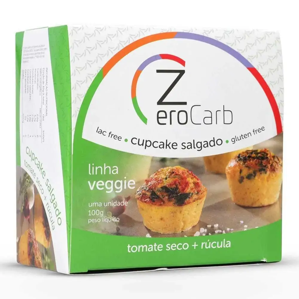 Cupcakes Salgados Linha Veggie Tomate Seco Rucula 100g Familia Cupconti