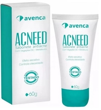 Sabonete Acneed Bisnaga 60g