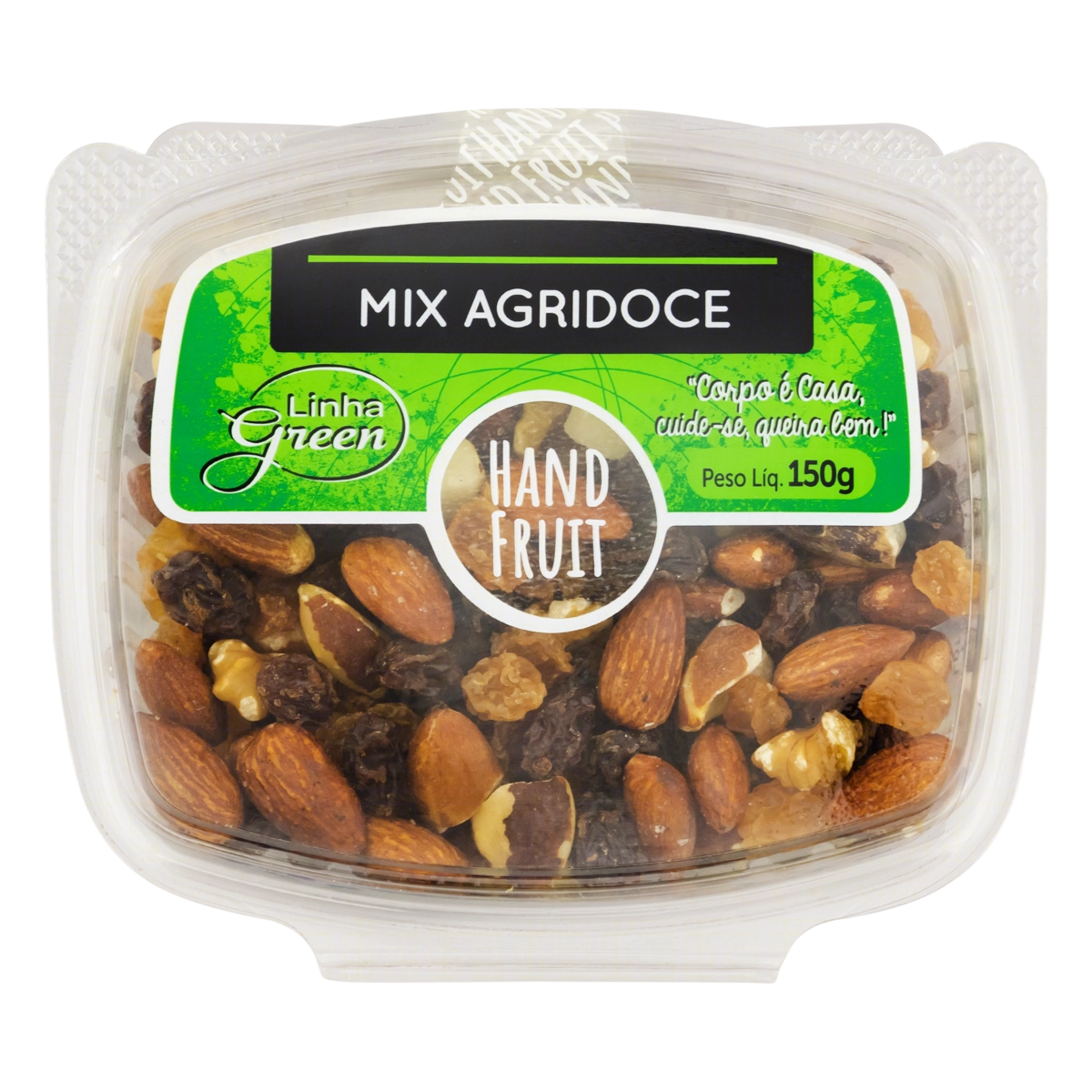 Mix De Sementes Agridoce Hand Fruit Green Pote 150g