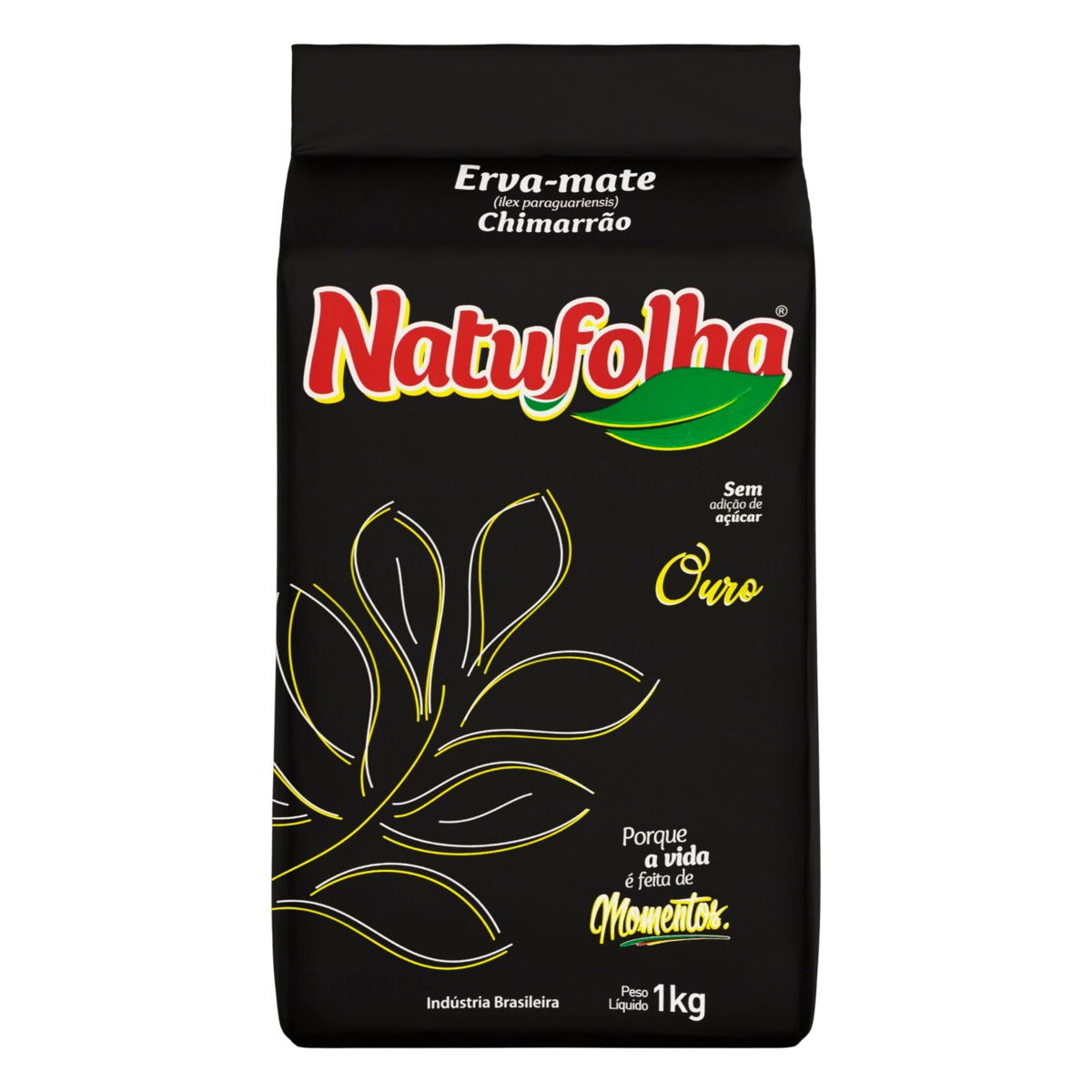 Erva Mate Chimarrão Ouro Natufolha Pacote 1kg