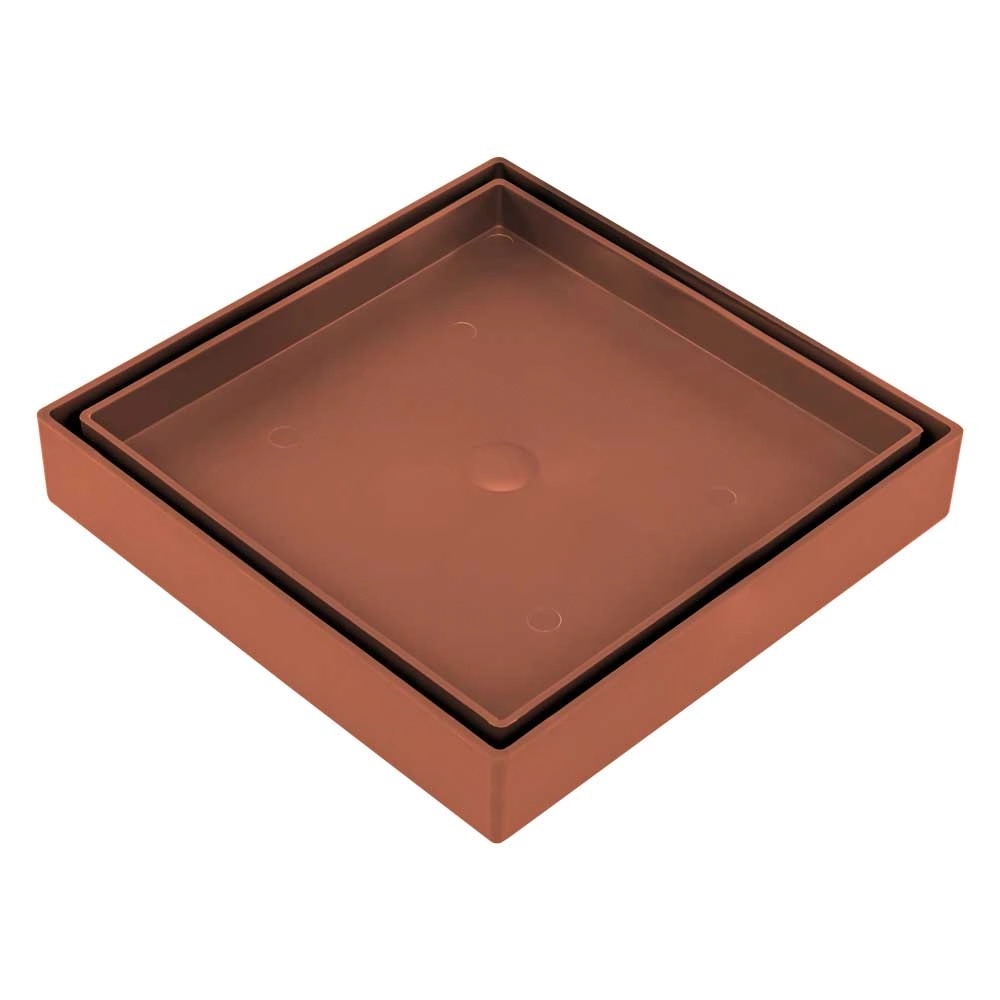 Ralo Oculto Invisível Com Encaixe Universal (Terracota)
