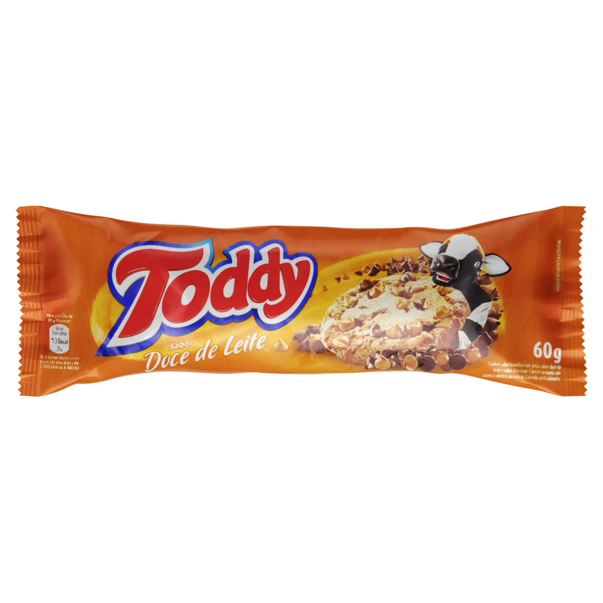 Biscoito Cookie Doce De Leite Toddy Pacote 60g