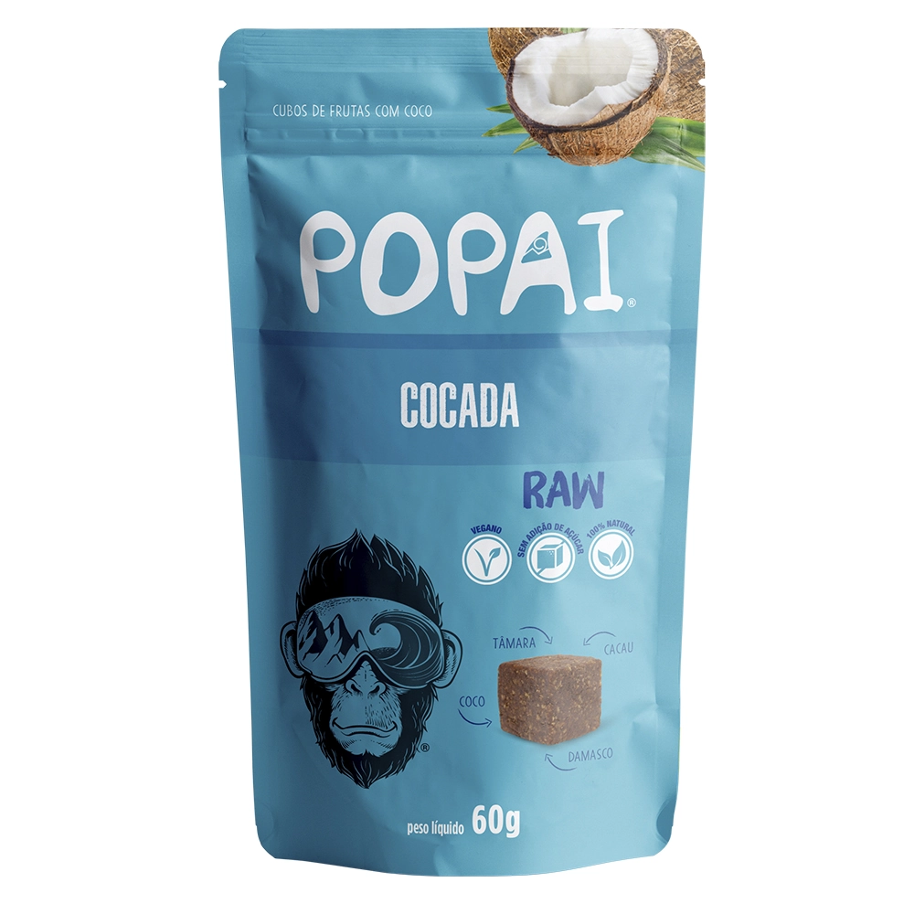 Snacks Vegano Popai 60g Cocada