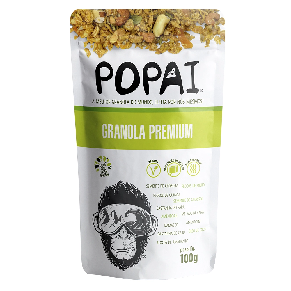Granola Premium Popai 100g Vegano