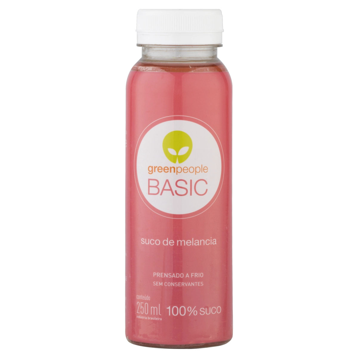 Suco Prensado A Frio Melancia Greenpeople Basic Garrafa 250ml