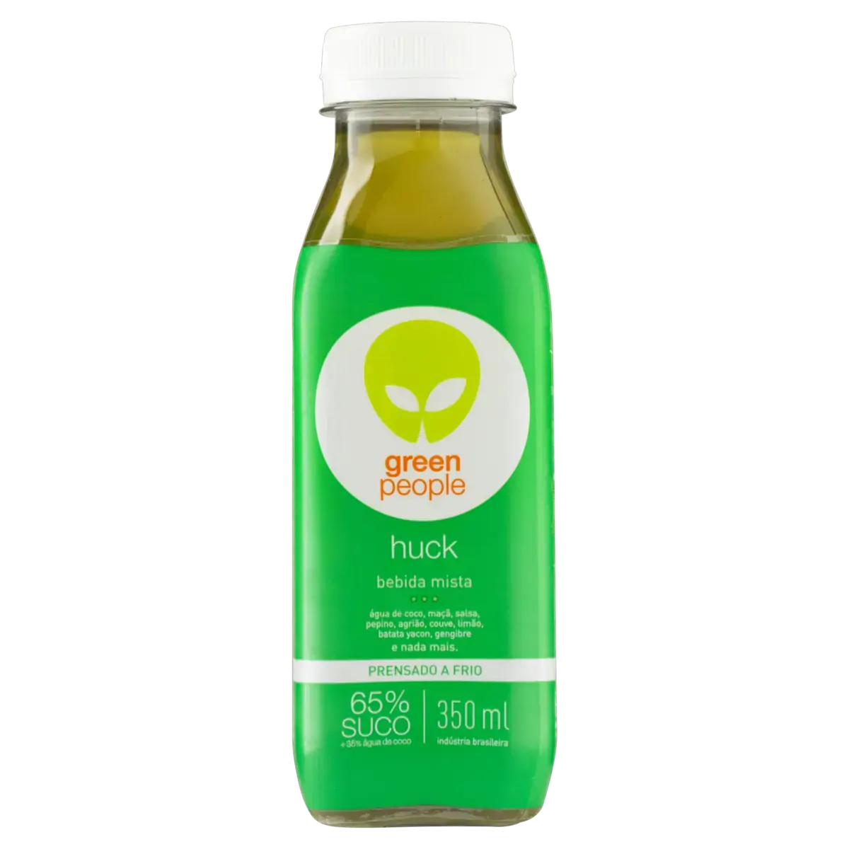 Bebida Prensada A Frio Huck Greenpeople Garrafa 350ml