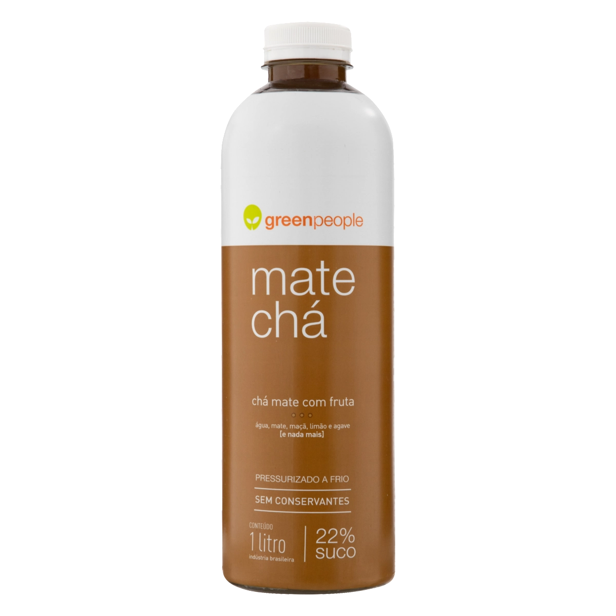 Chá Mate Pressurizado A Frio Greenpeople Garrafa 1l