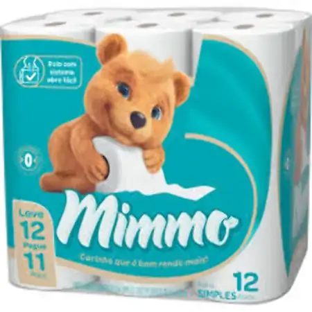 Papel Hig Mimmo Fs Compacto 30m 12x6 Neutro Lv12 Pg11