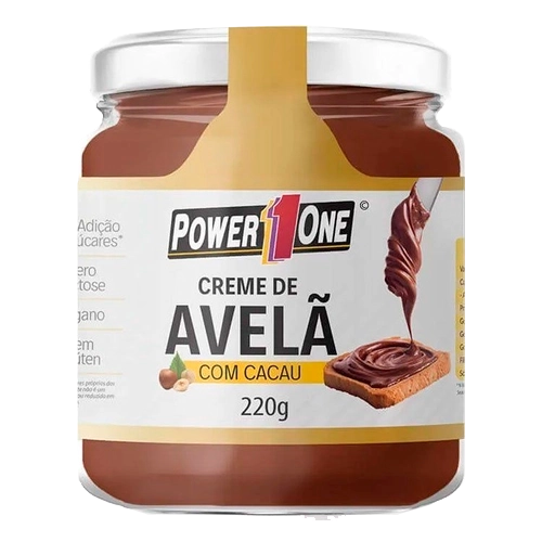 Creme De Avela Com Cacau 220g Power One