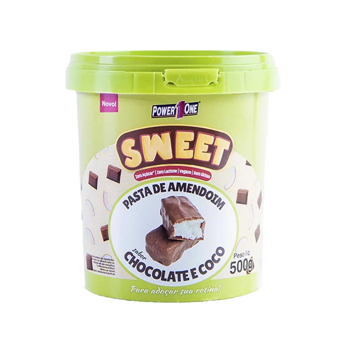 Pasta de Amendoim Sweet 500g Chocolate Coco Power 1 One