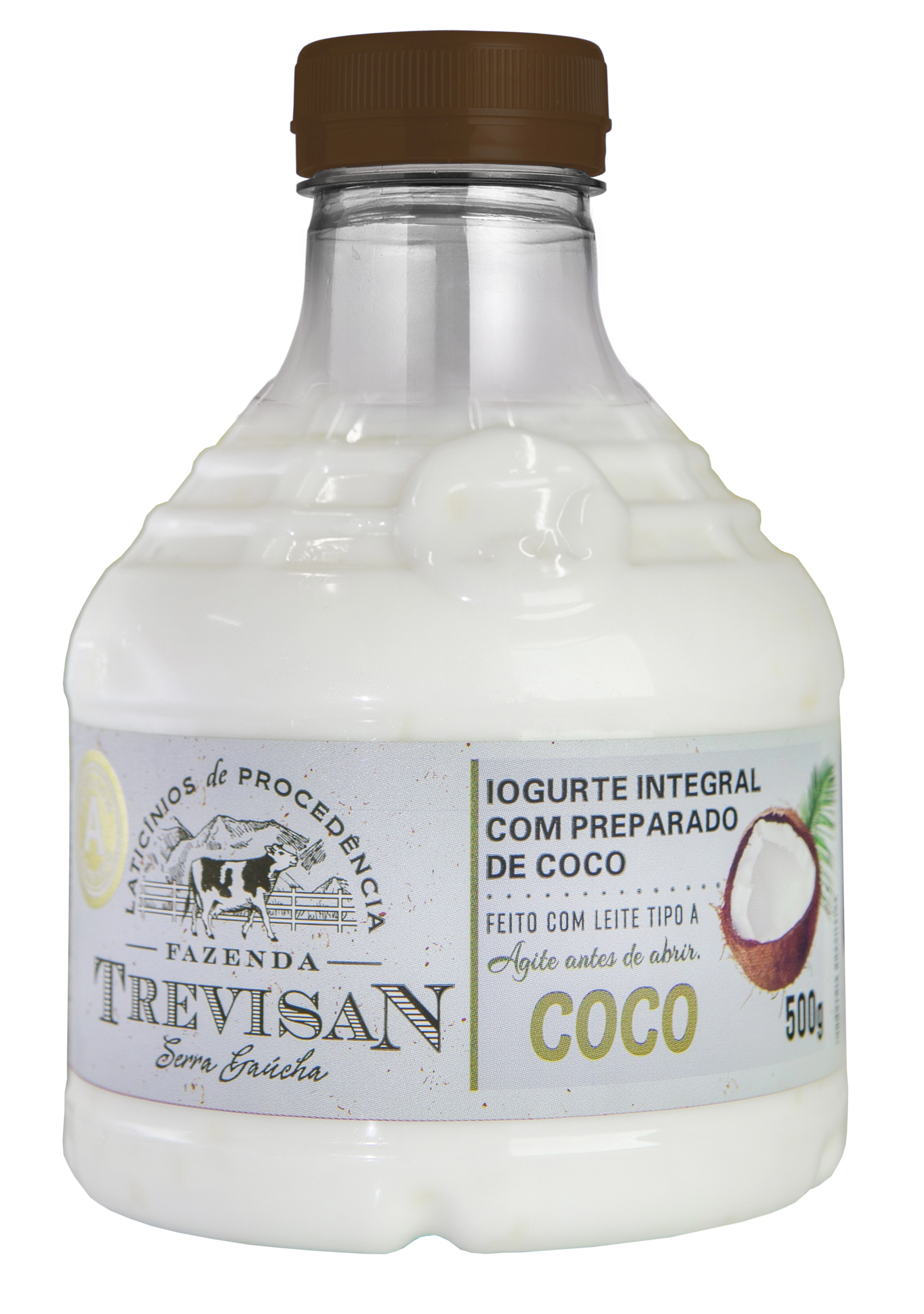 Iogurte Integral Com Coco Fazenda Trevisan 500g