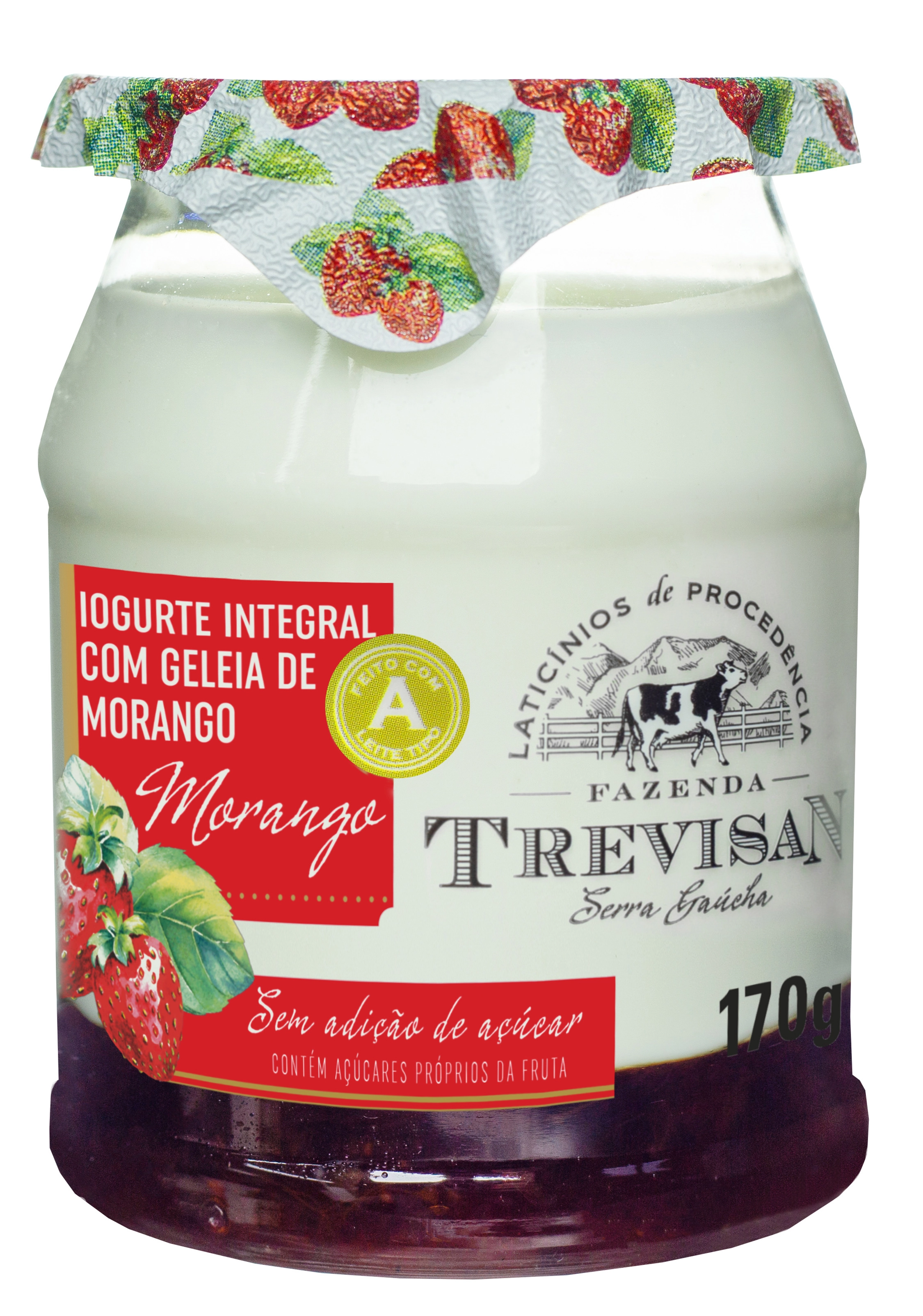 Iogurte Trevisan 170g Geleia Morango
