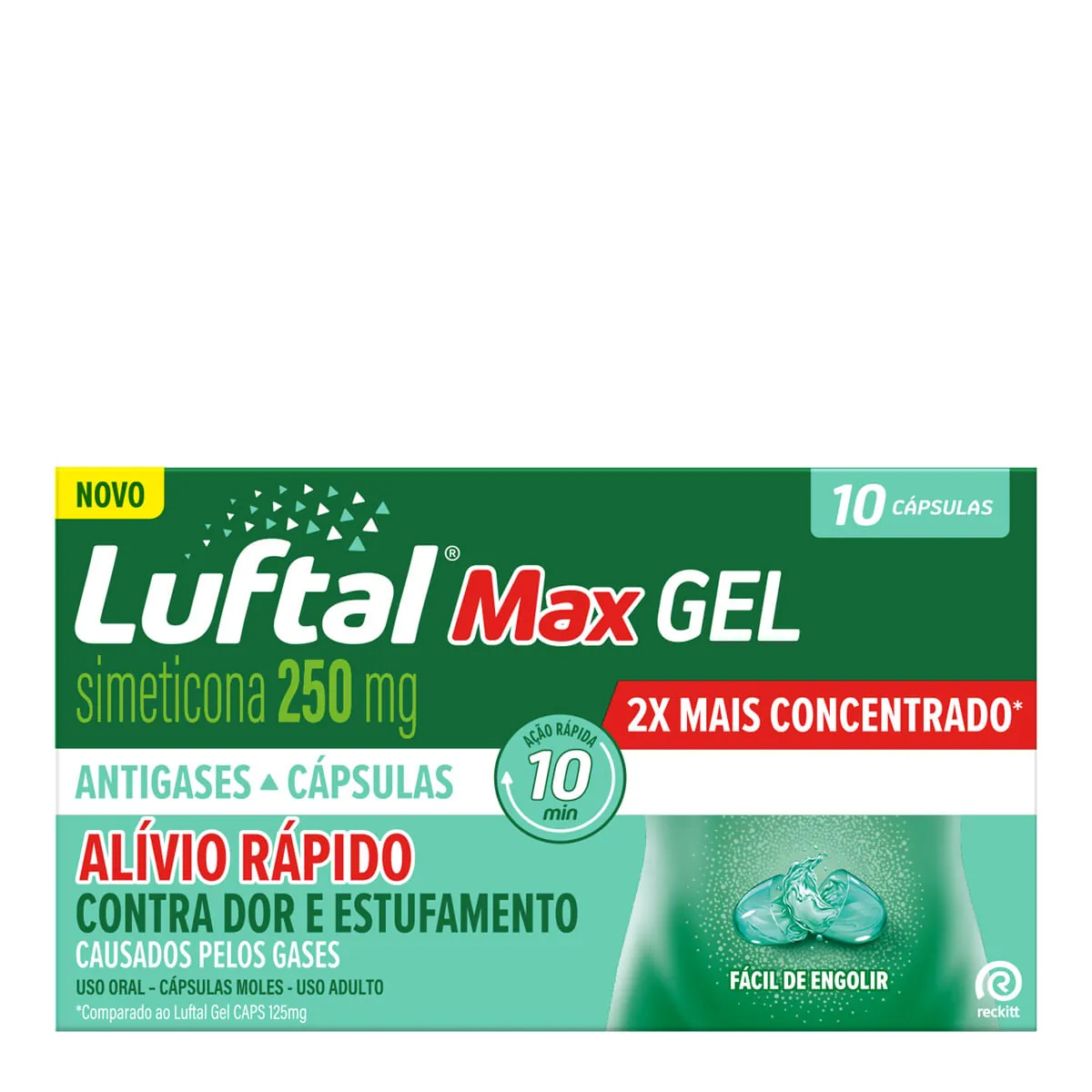 Luftal 125mg Cx 10 Cap Gel