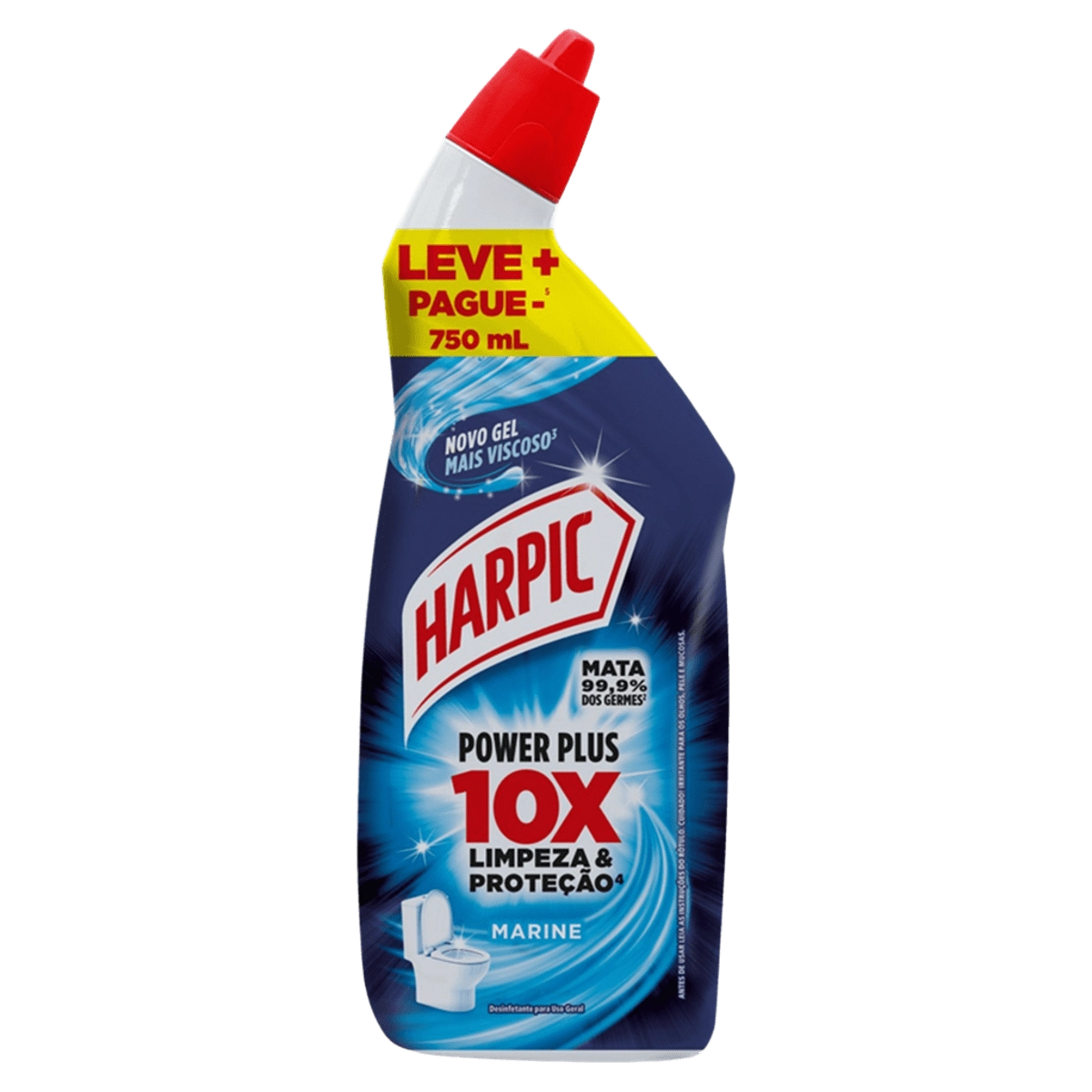 Desinf Harpic Uso Geral Marine Power Plus 750ml Lmpm