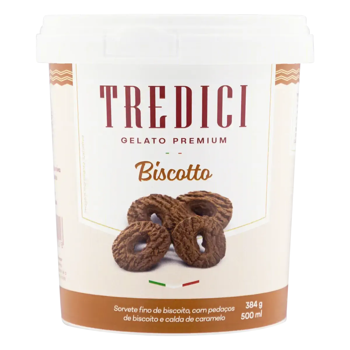 Gelato Biscoito Tredici Premium Pote 500ml